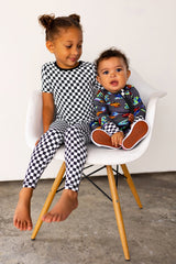 Finish Line Checkers Short Sleeve Pajama Set (18M-12Y)