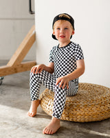 Finish Line Checkers Short Sleeve Pajama Set (18M-12Y)