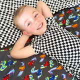 Finish Line Checkers Short Sleeve Pajama Set (18M-12Y)