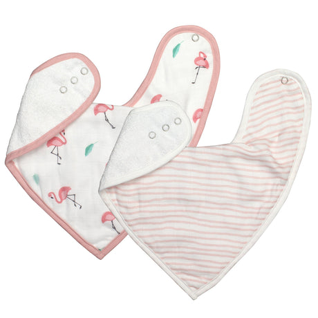 Flamingo Bib Set