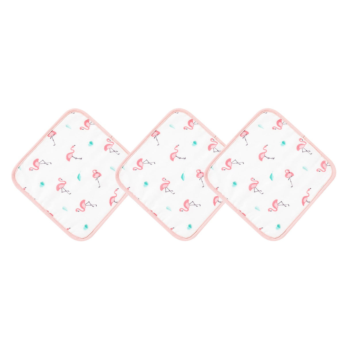 Flamingo Washcloth Set - HoneyBug 