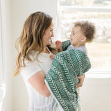 Forest Friends + Mudcloth Premium Cotton Snuggle Blanket - HoneyBug 