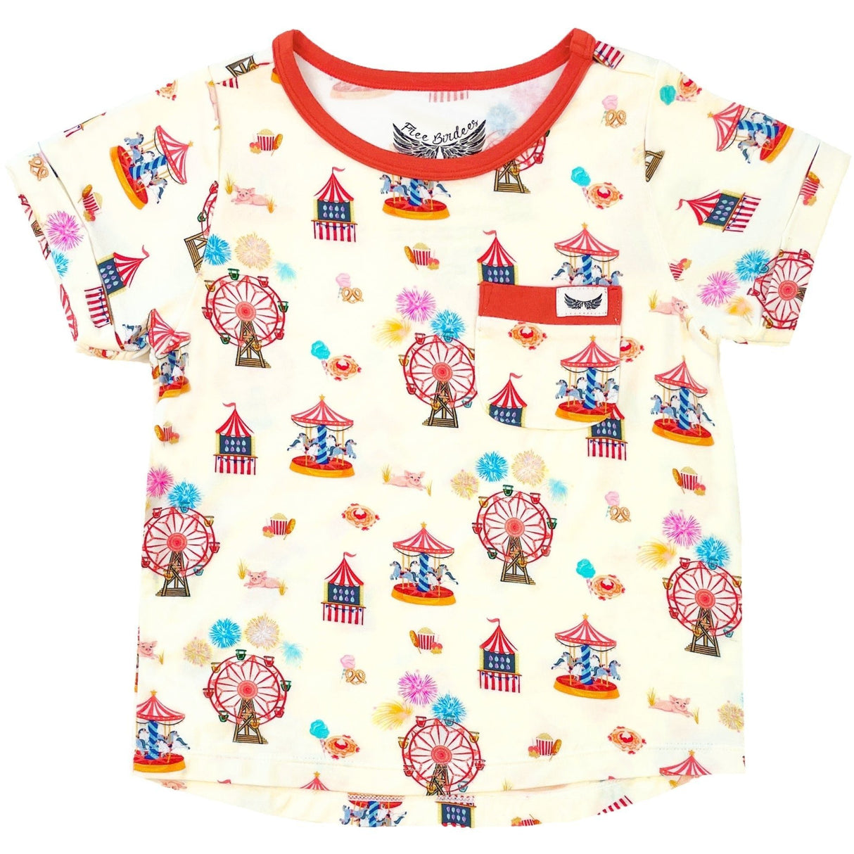 Free Birdees County Fair Pocket Tee (18M-8Y)