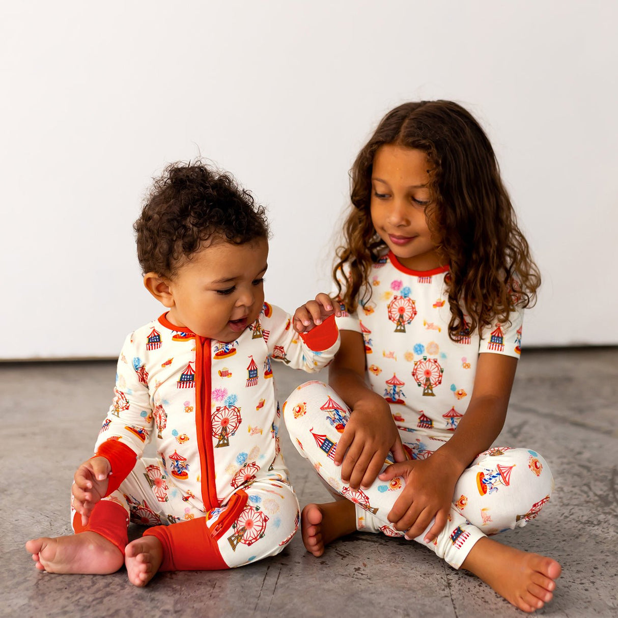 Free Birdees County Fair Short Sleeve Pajama Set (2T-12Y)