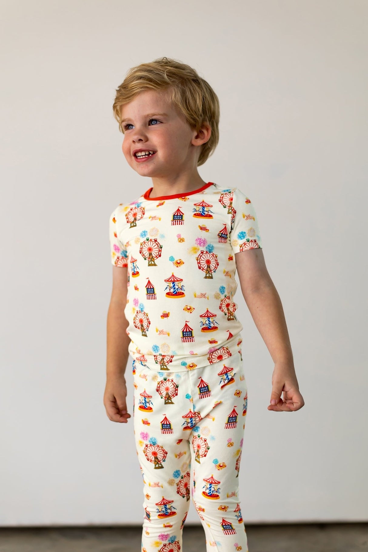 Free Birdees County Fair Short Sleeve Pajama Set (2T-12Y)