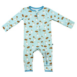 Frosted Blue Milk & Cookies Coverall