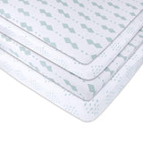 Pack N Play I Portable Crib Sheet Set - Sage Diamond