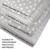 Pack N Play I Portable Crib Sheet Set - HoneyBug 