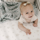 Crib Sheet Set - Tan Drawn Star - HoneyBug 