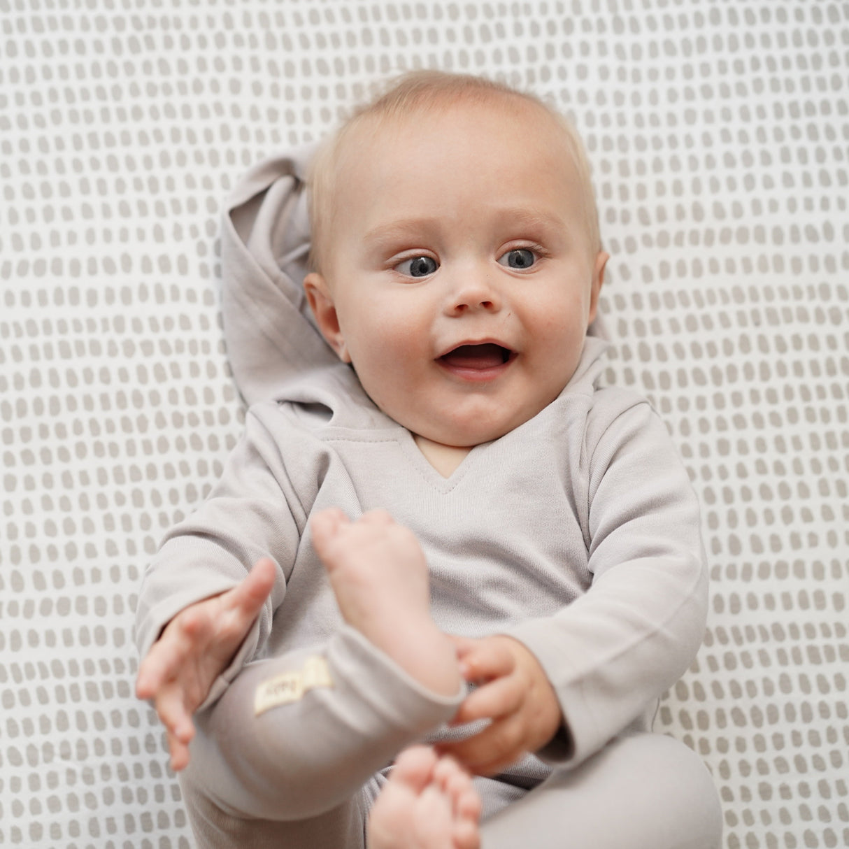 Waterproof Changing Pad Cover | Cradle Sheet Set - Taupe Stripes & Splash