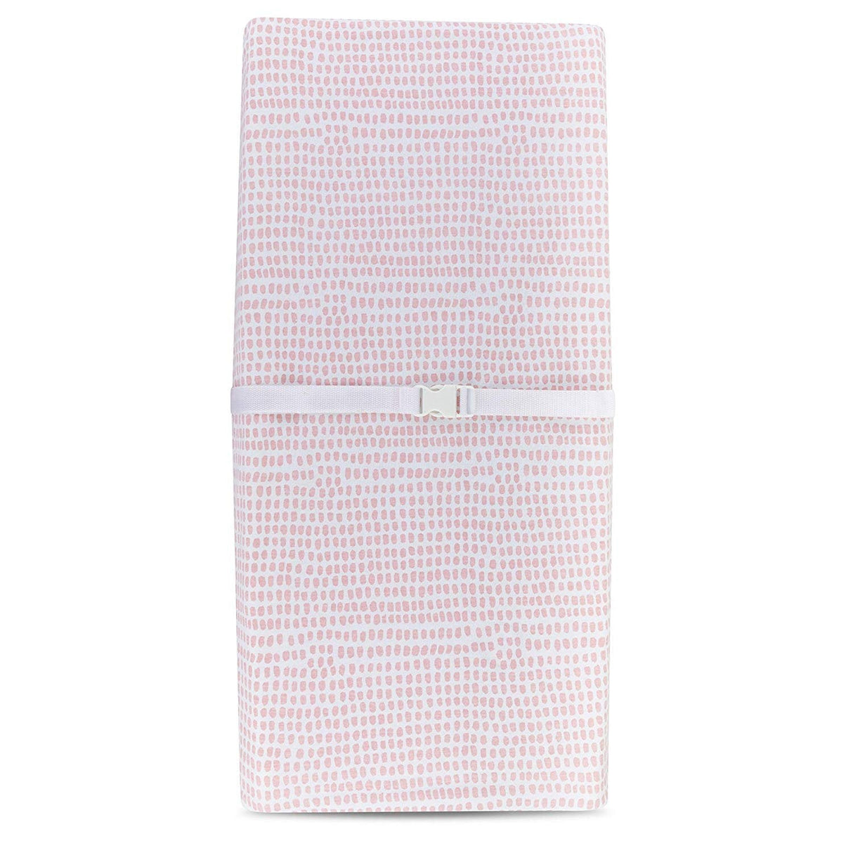 Waterproof Changing Pad Cover | Cradle Sheet Set - Mauve Stripes & Splash