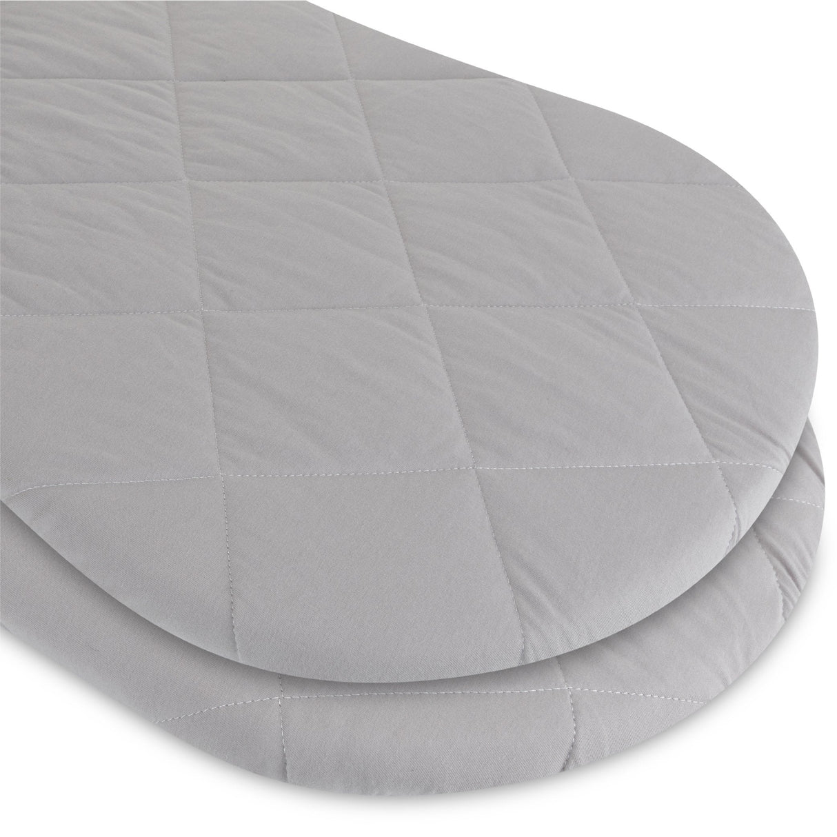 Quilted Waterproof Bassinet Sheet with Heat Protection - Grey