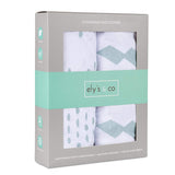 Changing Pad Cover | Cradle Sheet Set - Sage Diamond