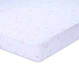 Crib Sheet Set - Mauve Pink Stars