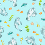 Get Your Float on Manatees 2-Pack Toddler Pillow Case