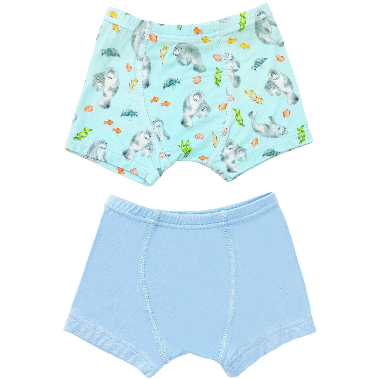 Get Your Float on Manatees Boys Boxer Set of 2