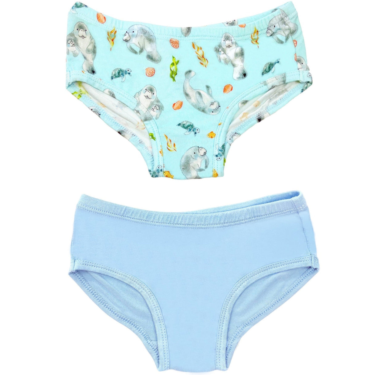 Get Your Float on Manatees Girls Underwear Set of 2