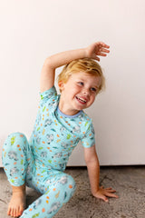 Get Your Float on Manatees Short Sleeve Pajama Set (2T-12Y)