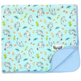 Get Your Float on Manatees Toddler Blanket