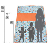 Get Your Float on Manatees Toddler Blanket