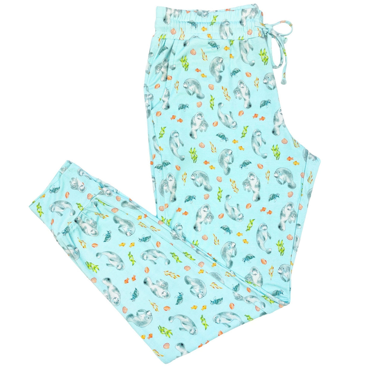 Get Your Float on Manatees Women's Jogger Style PJ Pants