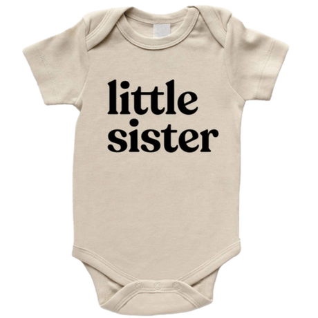 Little Sister Organic Baby Bodysuit - HoneyBug 