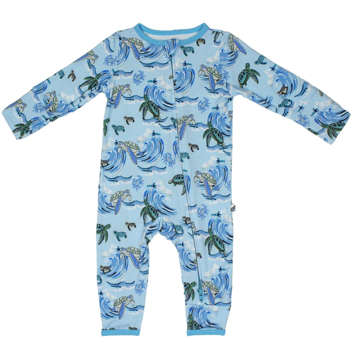 Go with the Flow Sea Turtles Coverall (0-3T)