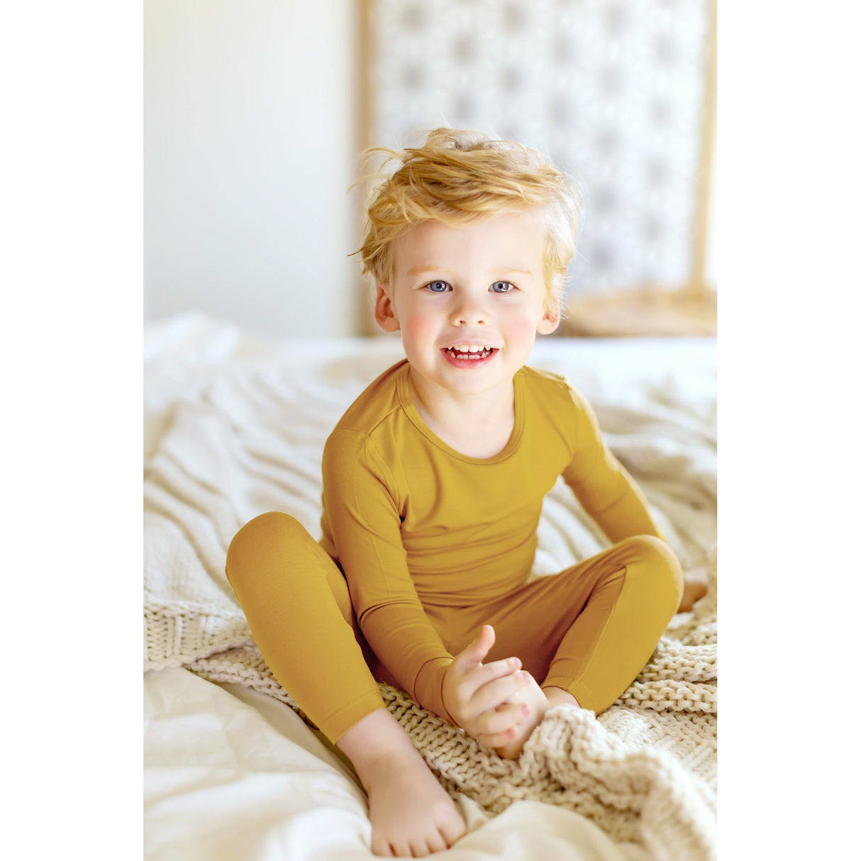 Gold Dust Long Sleeve Pajama Set (2T-12Y) - HoneyBug 