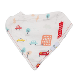 Dad and Buildings 2 Pack Muslin & Terry Cloth Bib Set