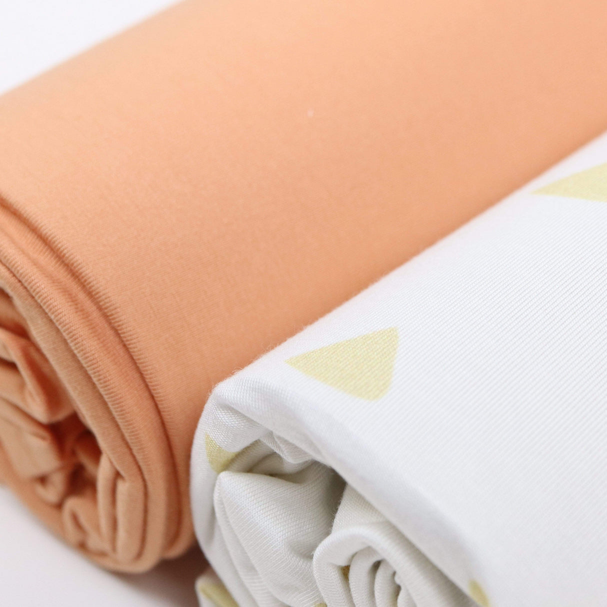 Tan Triangle and Terra Cotta 2 PK Swaddle Blanket