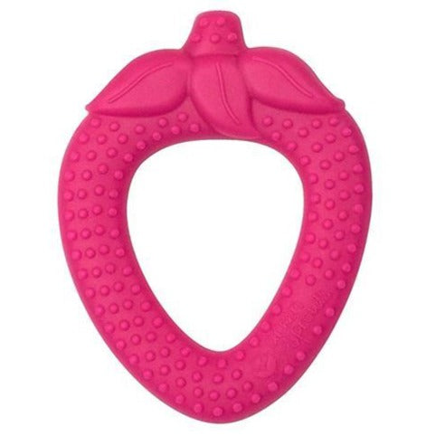 Silicone Fruit Teether - Strawberry - HoneyBug 