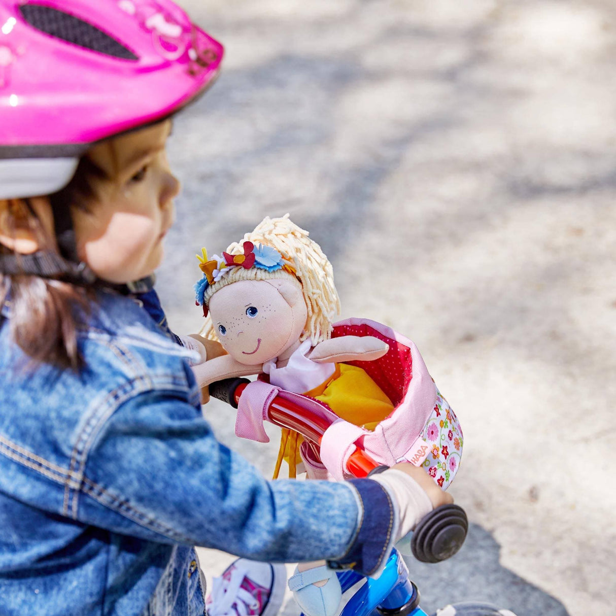 Soft Doll's Bike Seat Flower Meadow - HoneyBug 