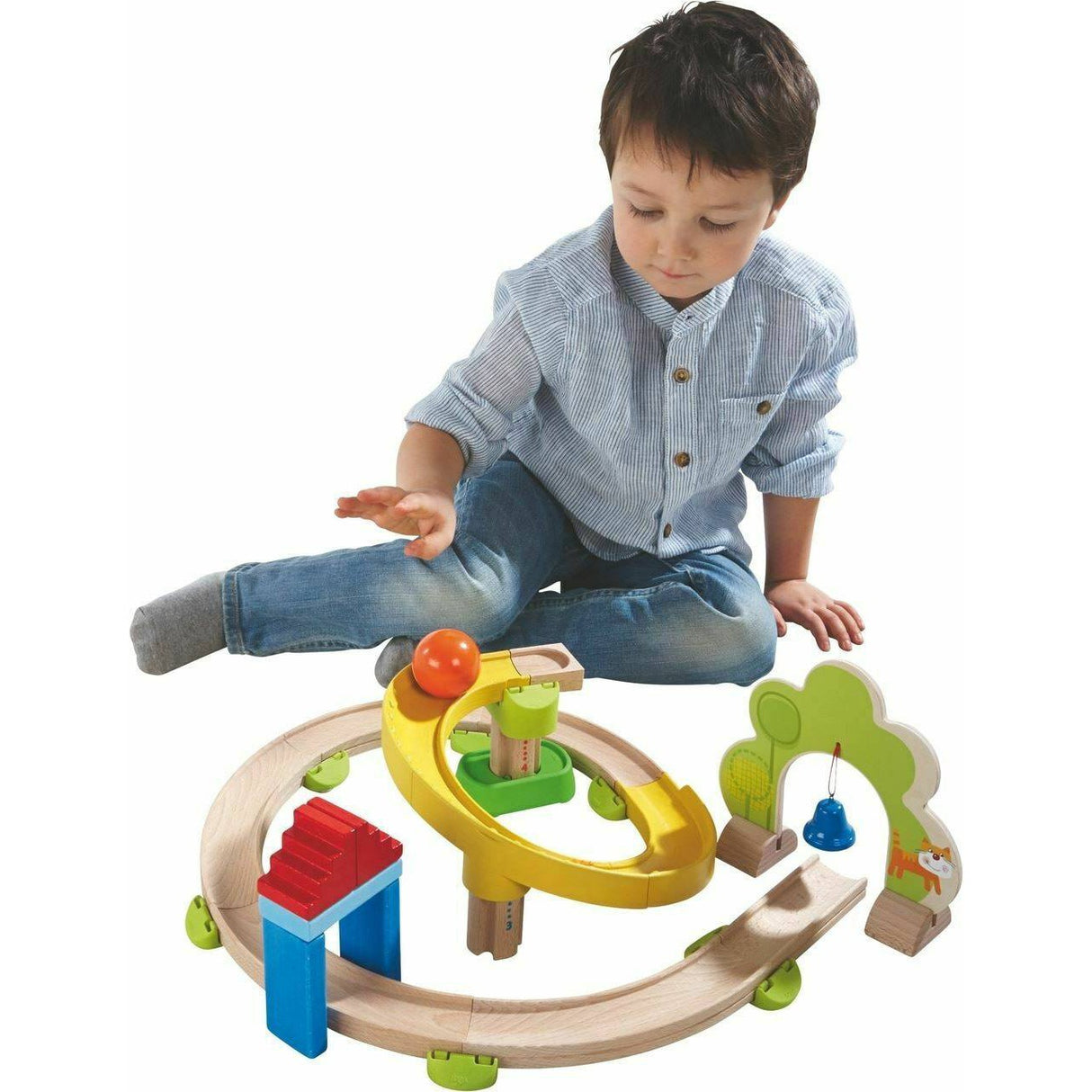 Kullerbu Spiral 26 Piece Starter Track Set - HoneyBug 