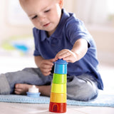 Lighthouse Wooden Rainbow Stacker - HoneyBug 