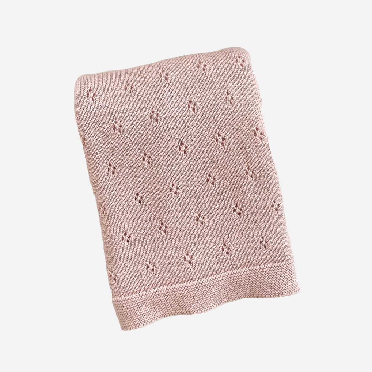 Heirloom Pique Blanket - Blush - HoneyBug 