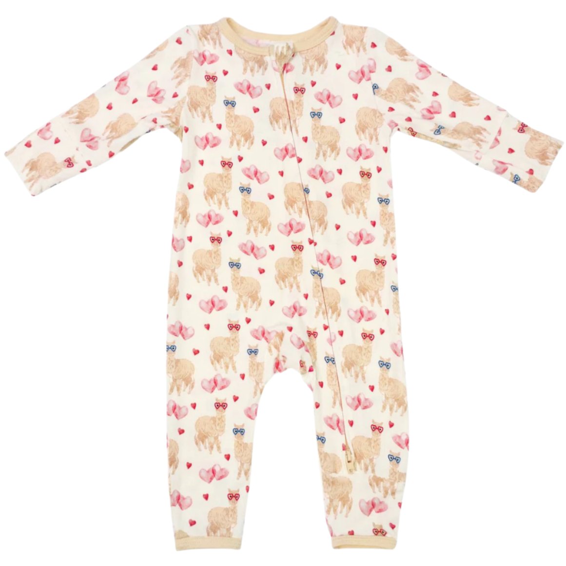 I Give You My Heart Alpacas Coverall (0-3T)