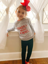 Daddy's Sweet Heart Sweatshirt