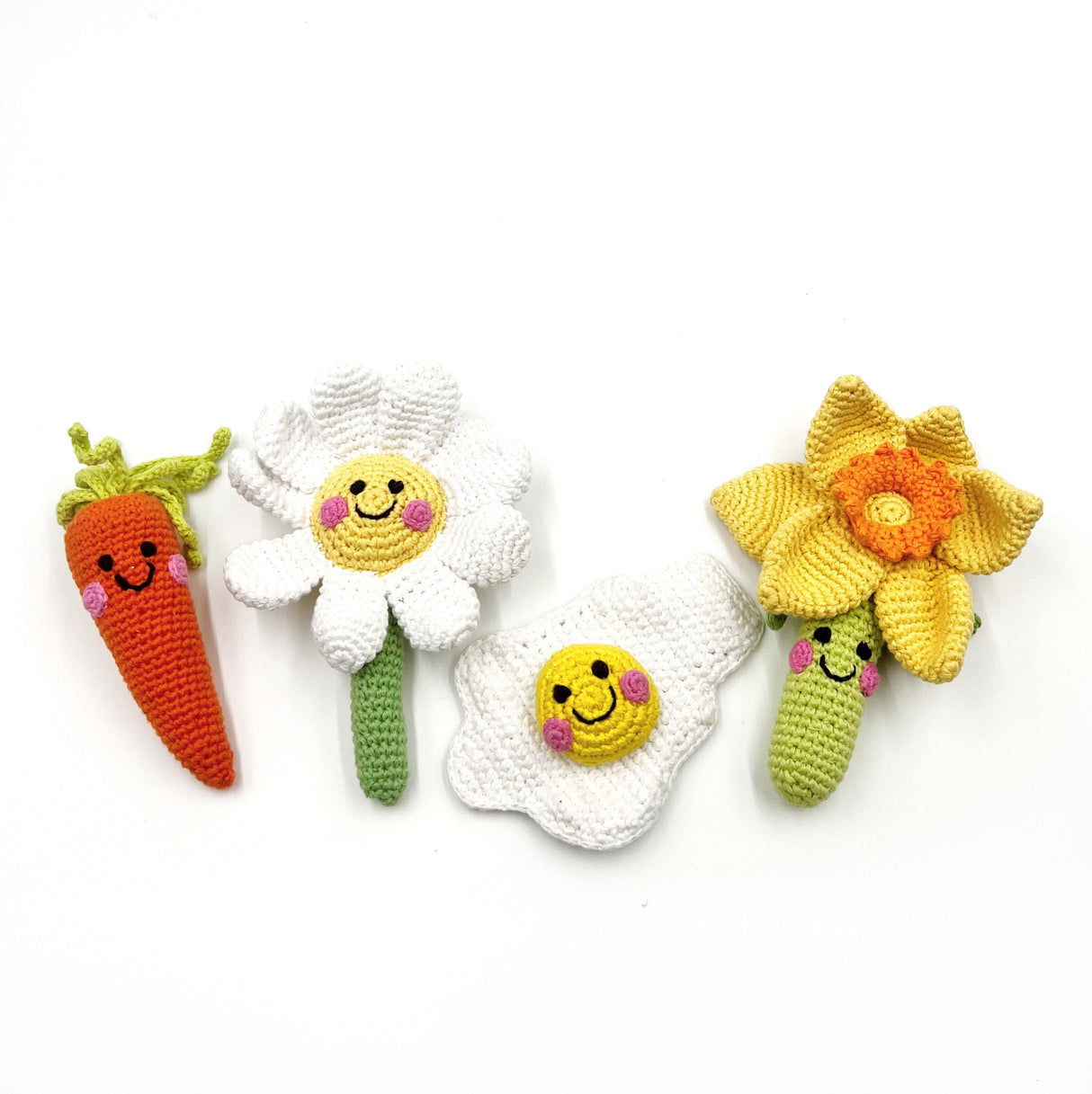 Daffodil Flower Rattle