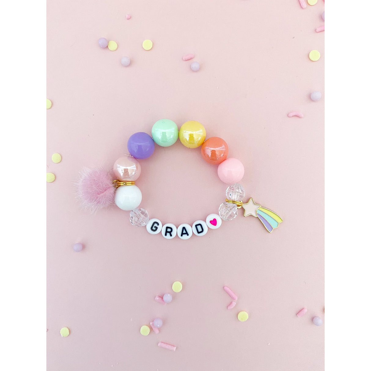 Celebration! Reach for the Stars Graduation Charm Bracelet - HoneyBug 