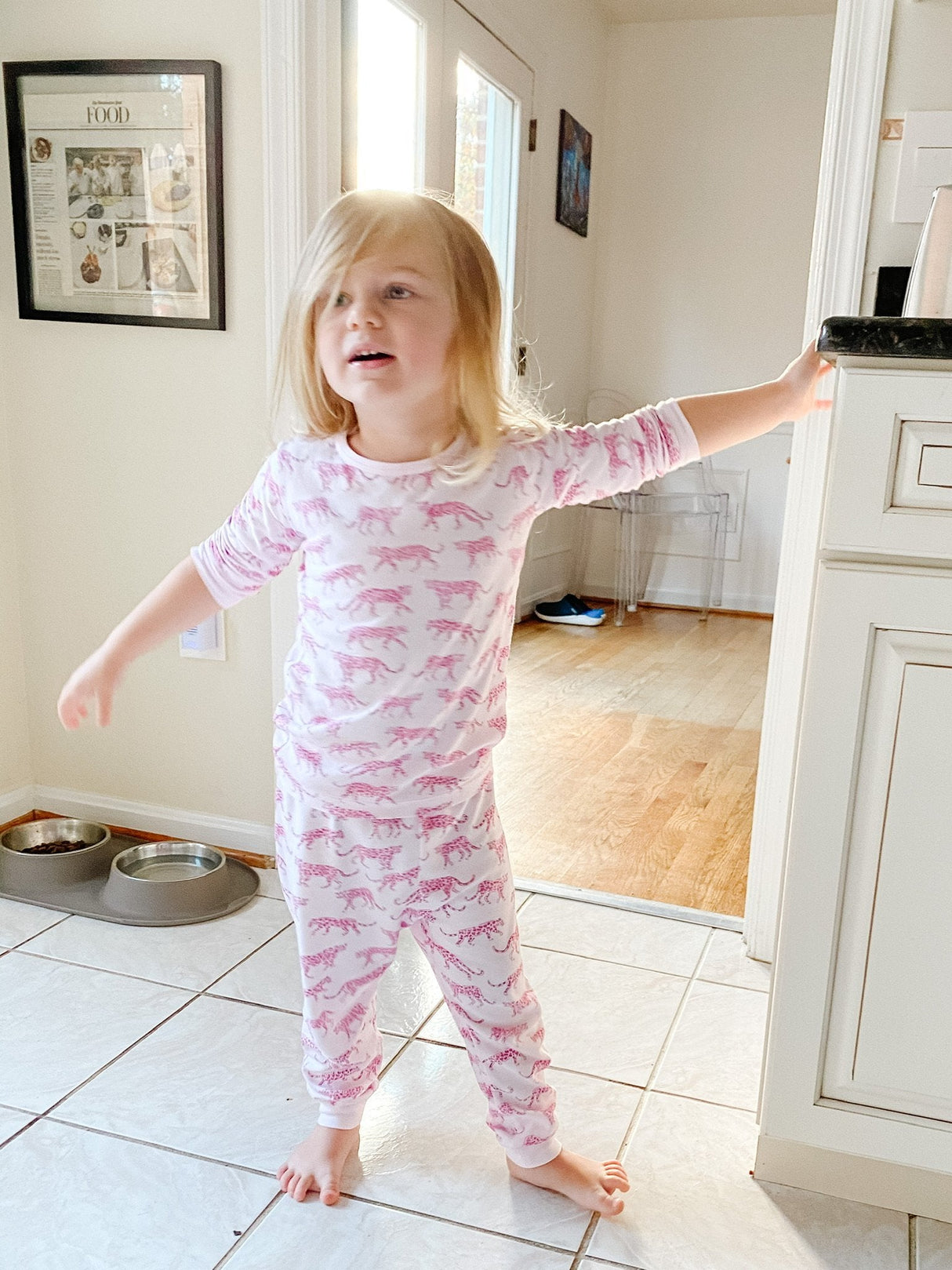 Pink Cheetah Pajama Set