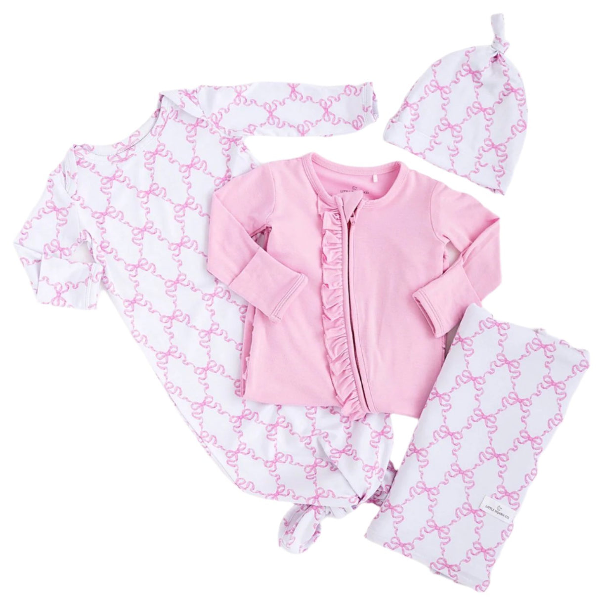 Pink Bow Baby Bundle Box