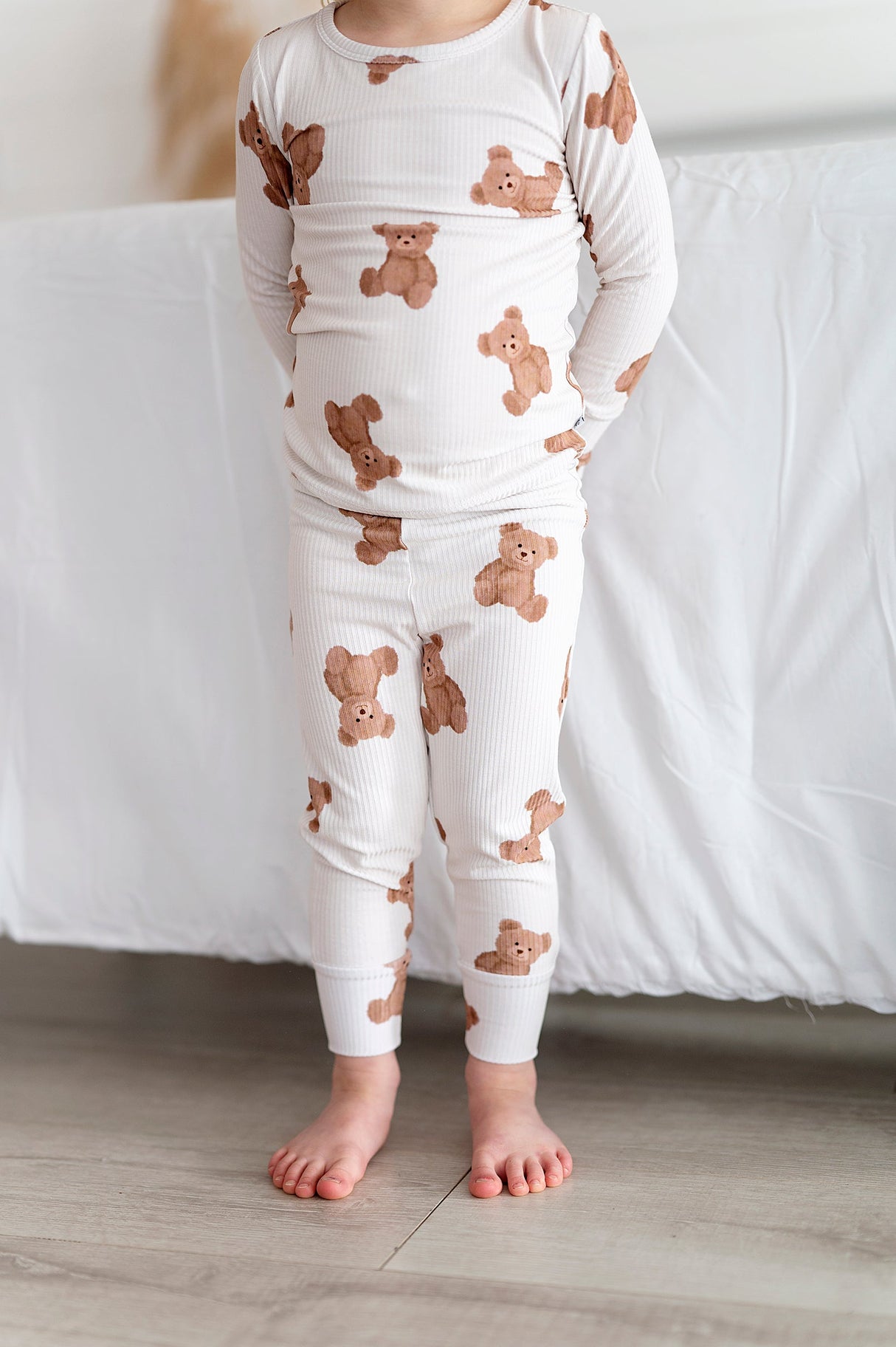 Ribbed Bear Two-Piece Long Set