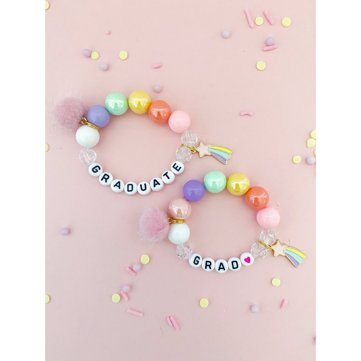 Celebration! Reach for the Stars Graduation Charm Bracelet - HoneyBug 