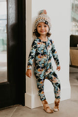 Bamboo Zip Pajamas | Charli Print