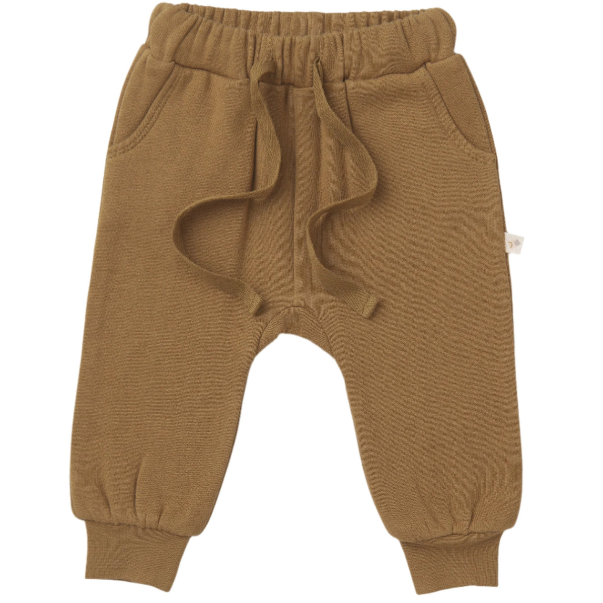 Organic Baby Toddler Jogger Pants - Tan