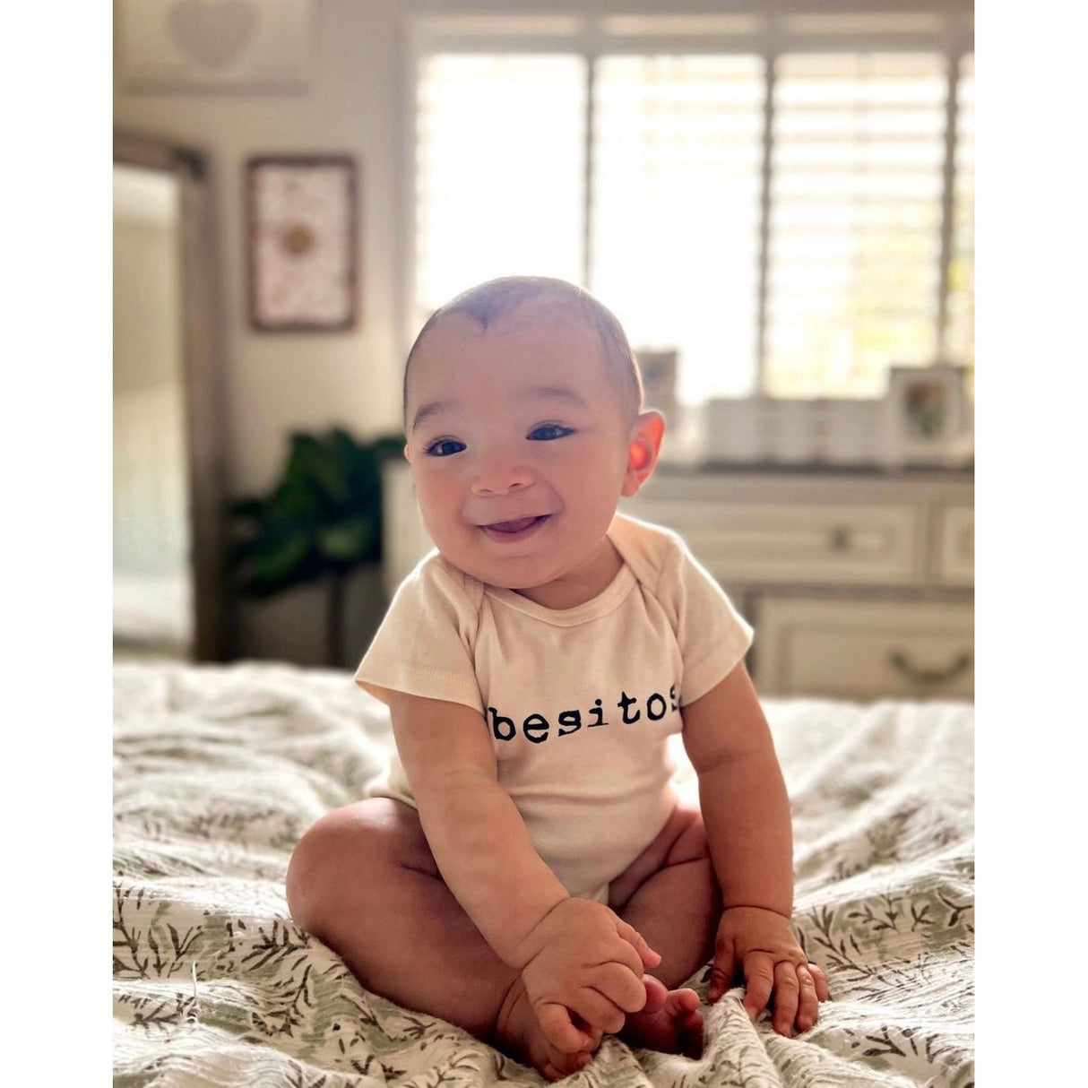 Organic Cotton Bodysuit - Besitos - HoneyBug 