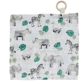 Jungle Classic Muslin Teether Blanket - HoneyBug 