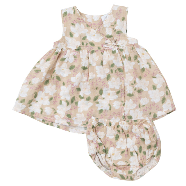 Kimono Dress & Bloomer - Magnolias - HoneyBug 