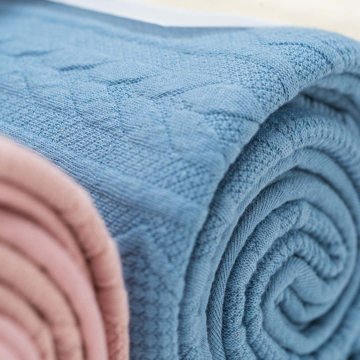 Denim Knit Blanket