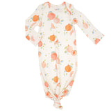 Knotted Gown - Spring Peaches